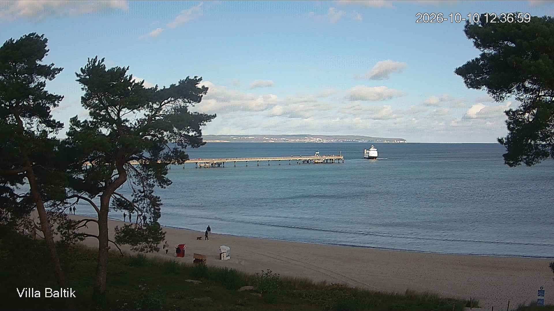 Archived image Webcam Binz Promenade