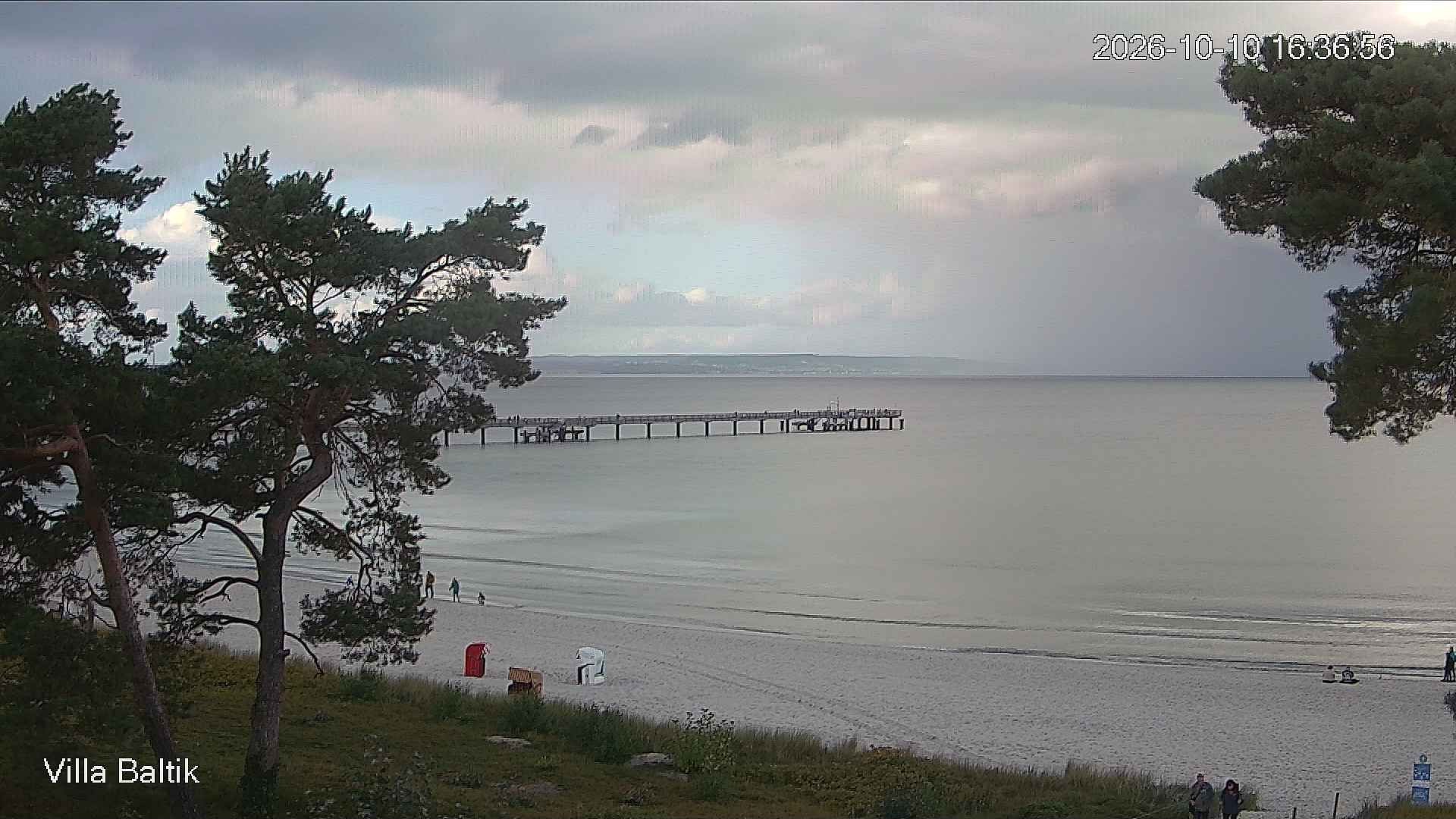 Archived image Webcam Binz Promenade