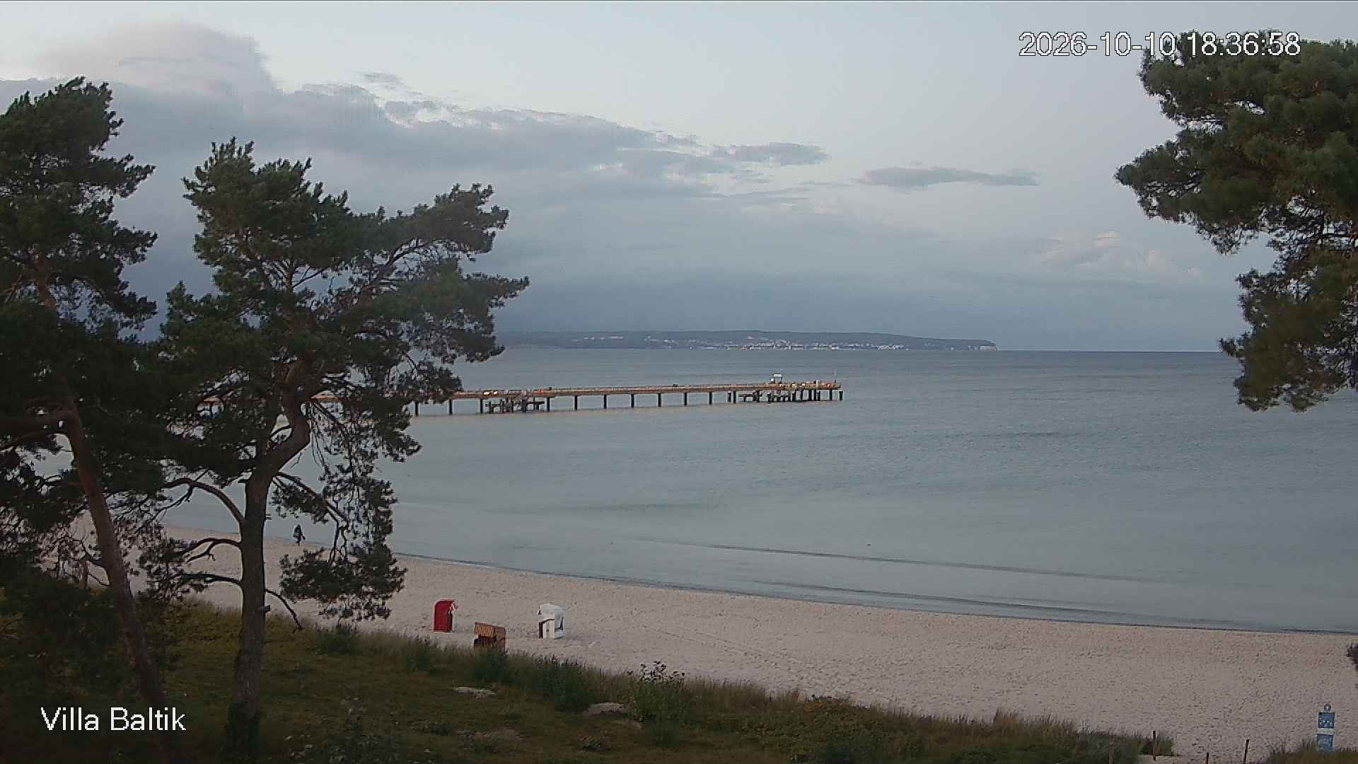 Archived image Webcam Binz Promenade