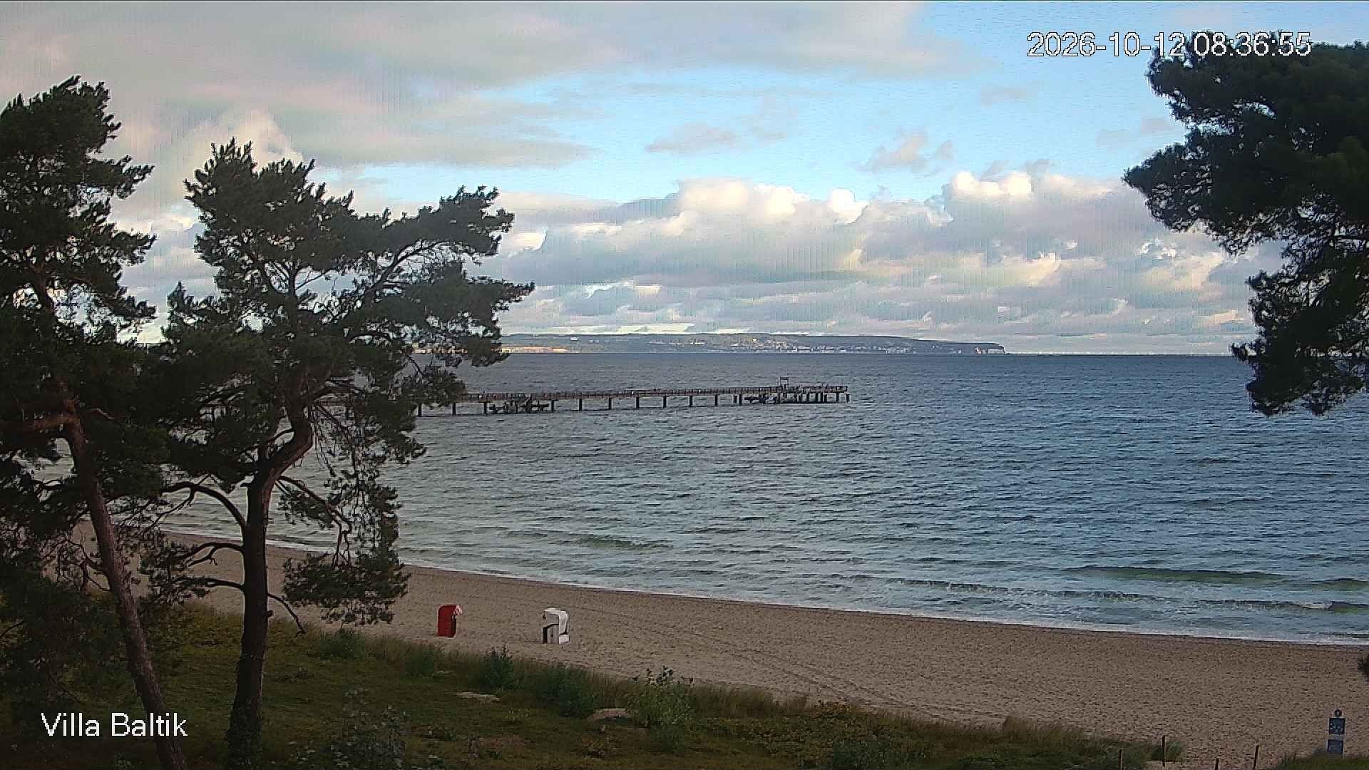 Archived image Webcam Binz Promenade