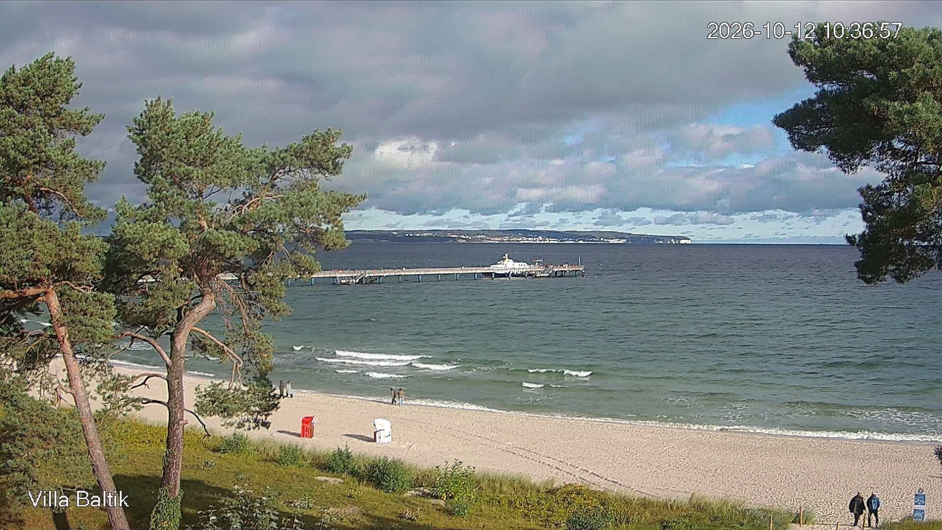 Archived image Webcam Binz Promenade