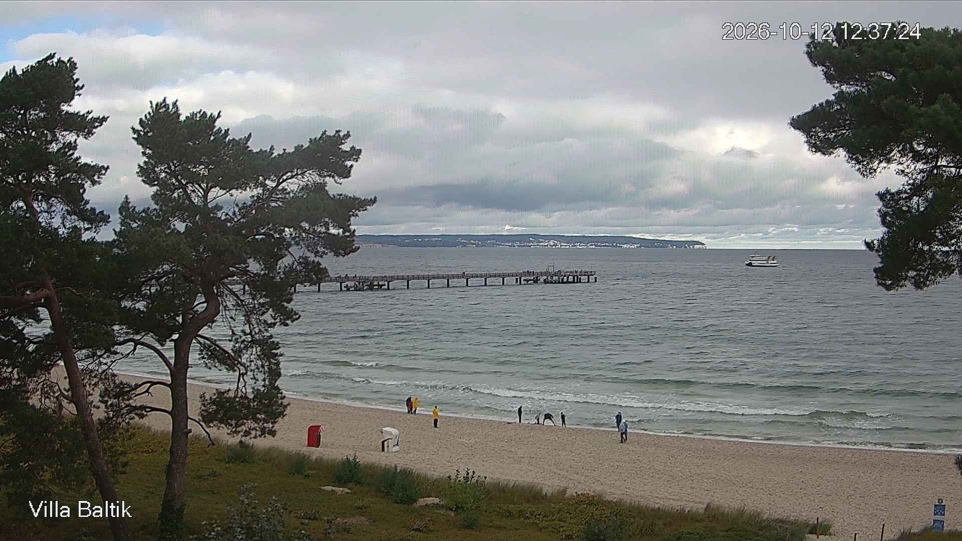 Archived image Webcam Binz Promenade