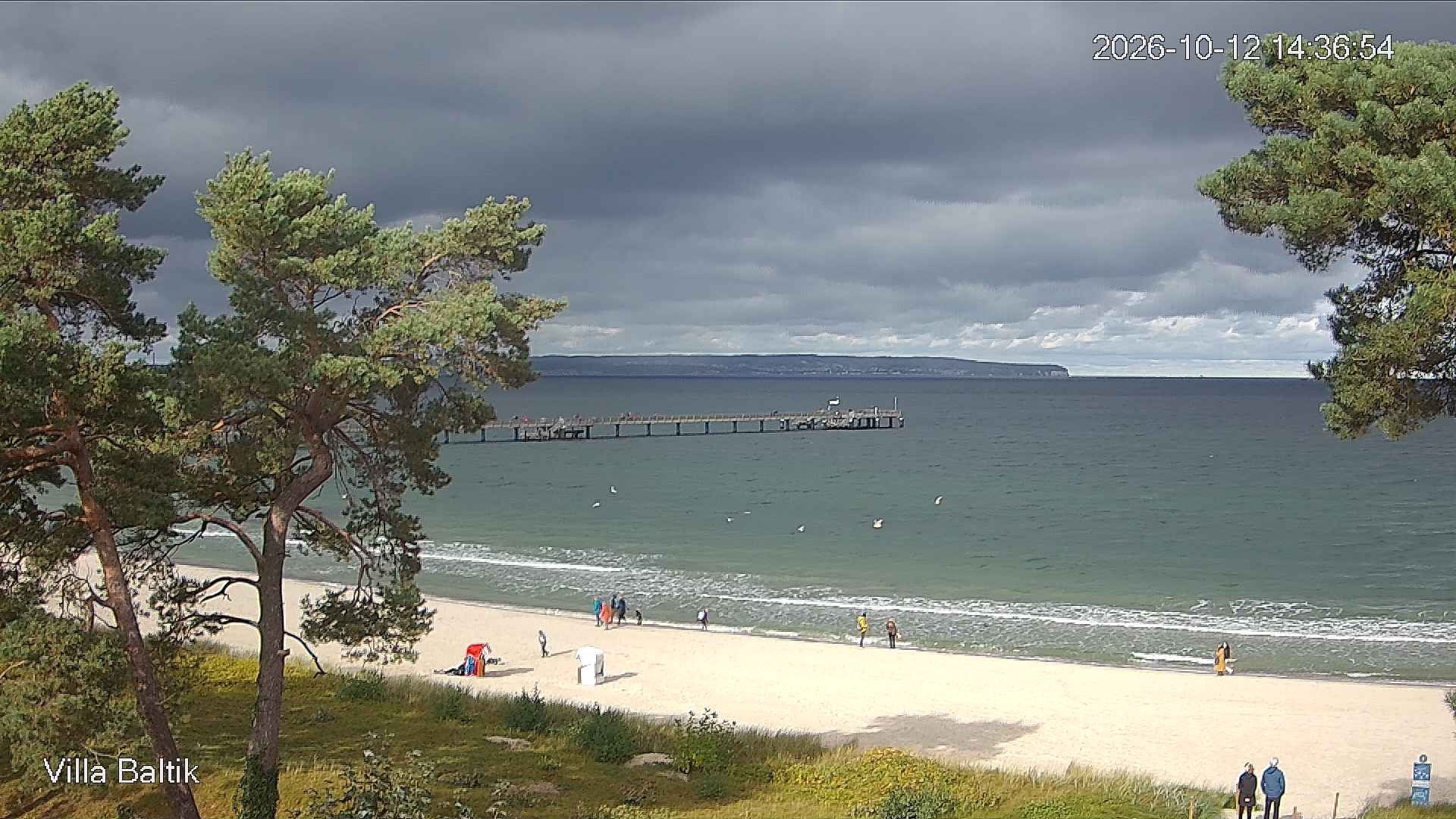 Archived image Webcam Binz Promenade