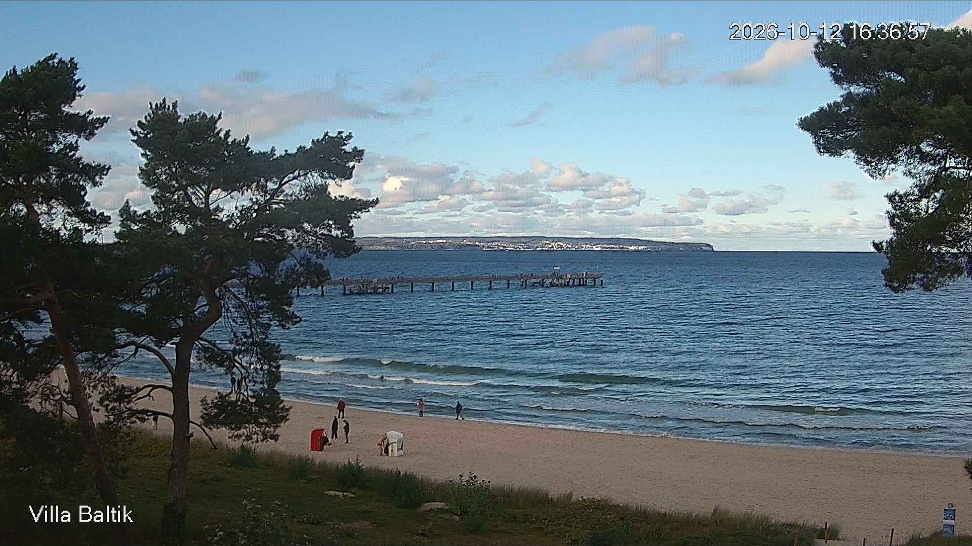Archived image Webcam Binz Promenade