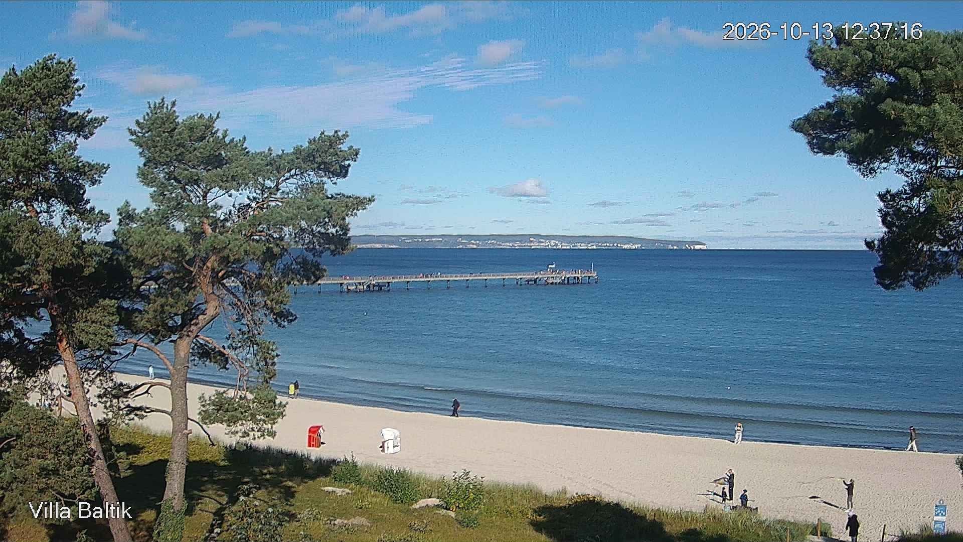 Archiv Foto Webcam Ostseebad Binz - Strandpromenade