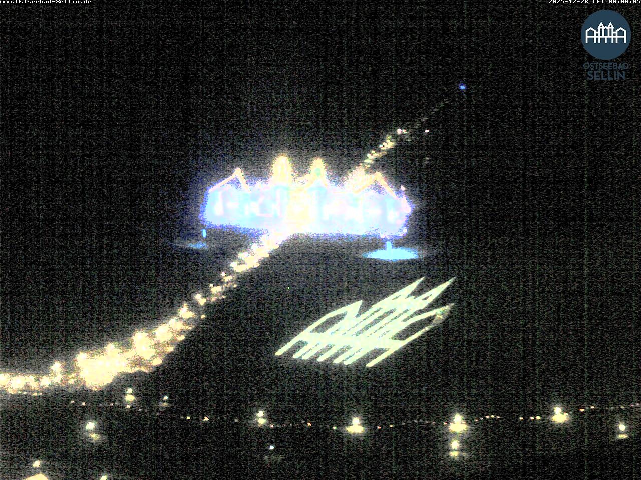 Archiv Foto Webcam Ostseebad Sellin: Seebrücke