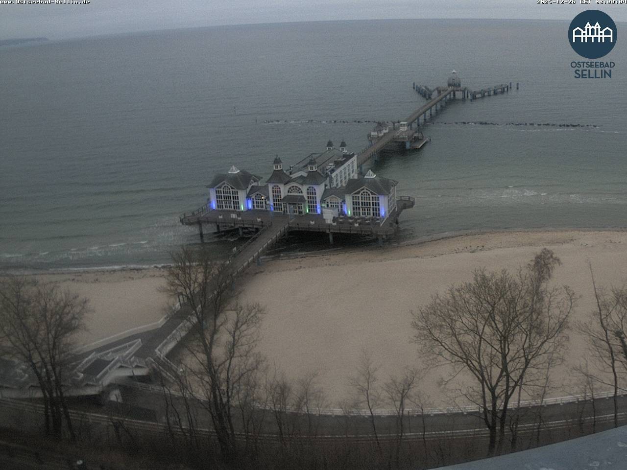 Archiv Foto Webcam Ostseebad Sellin: Seebrücke