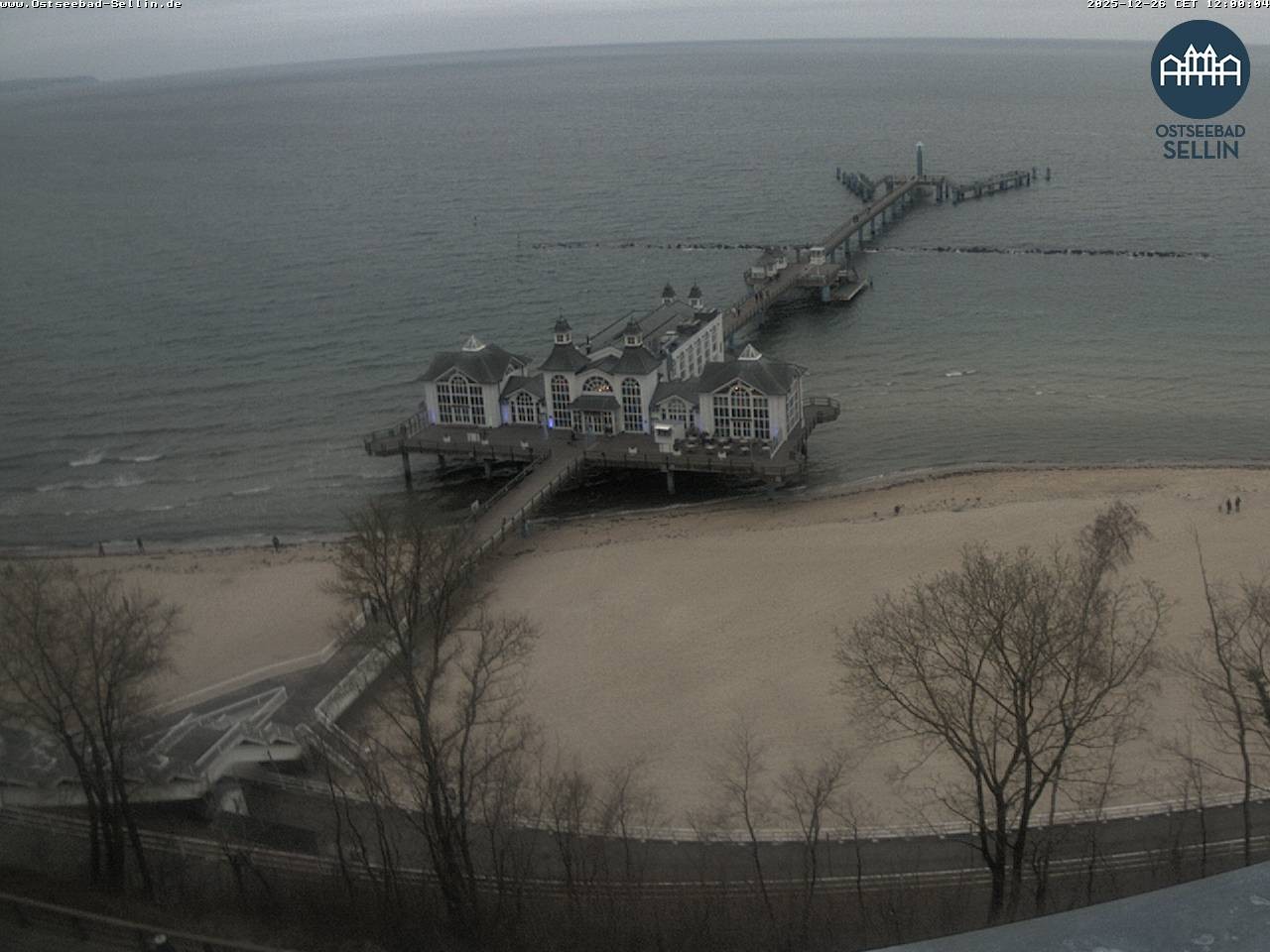 Archiv Foto Webcam Ostseebad Sellin: Seebrücke