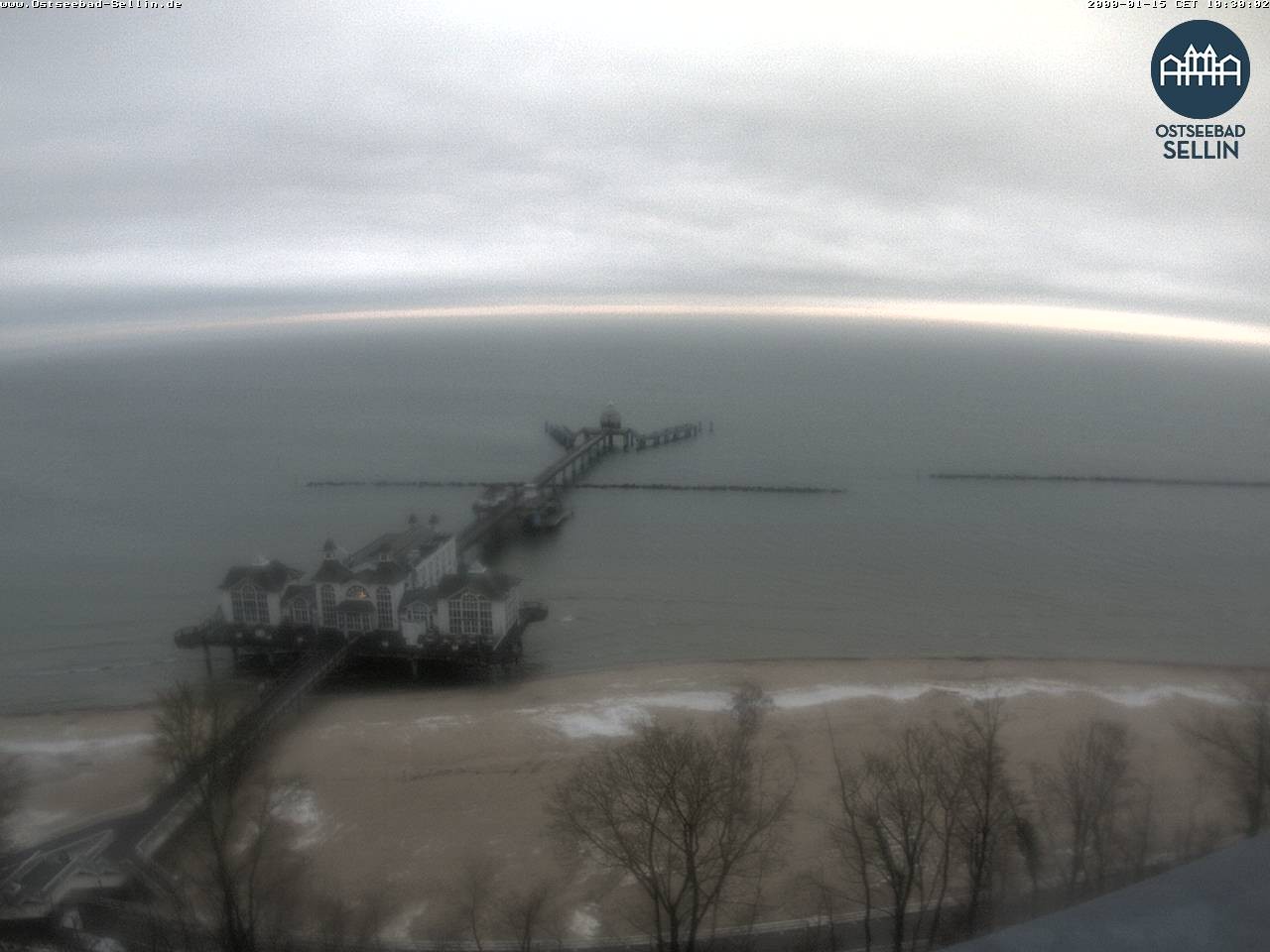 Archiv Foto Webcam Ostseebad Sellin: Seebrücke