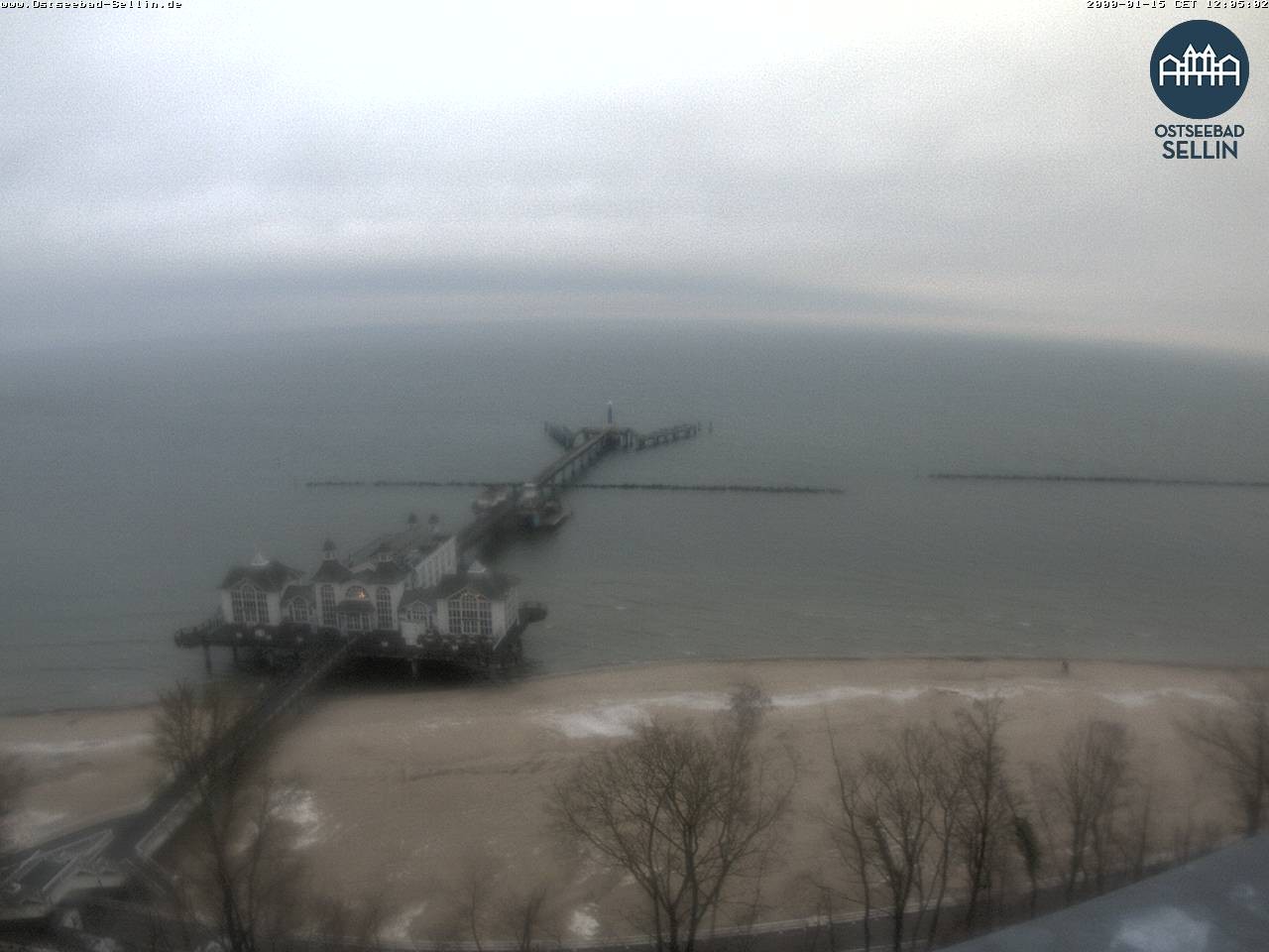 Archiv Foto Webcam Ostseebad Sellin: Seebrücke