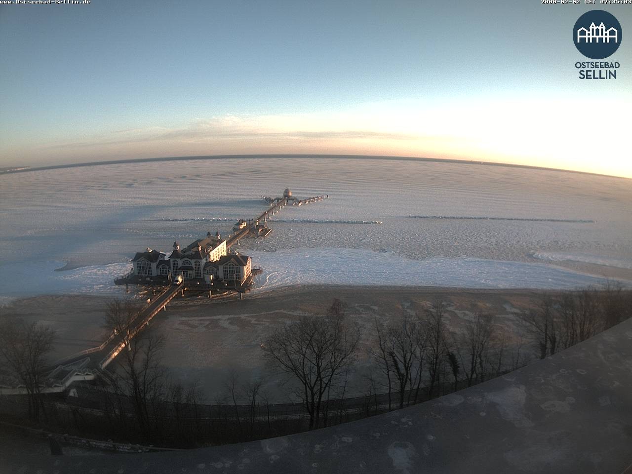 Archiv Foto Webcam Ostseebad Sellin: Seebrücke