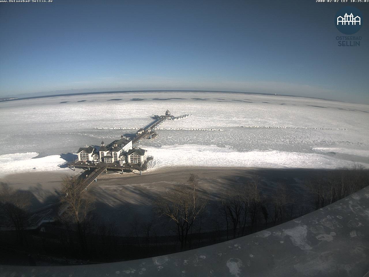 Archiv Foto Webcam Ostseebad Sellin: Seebrücke