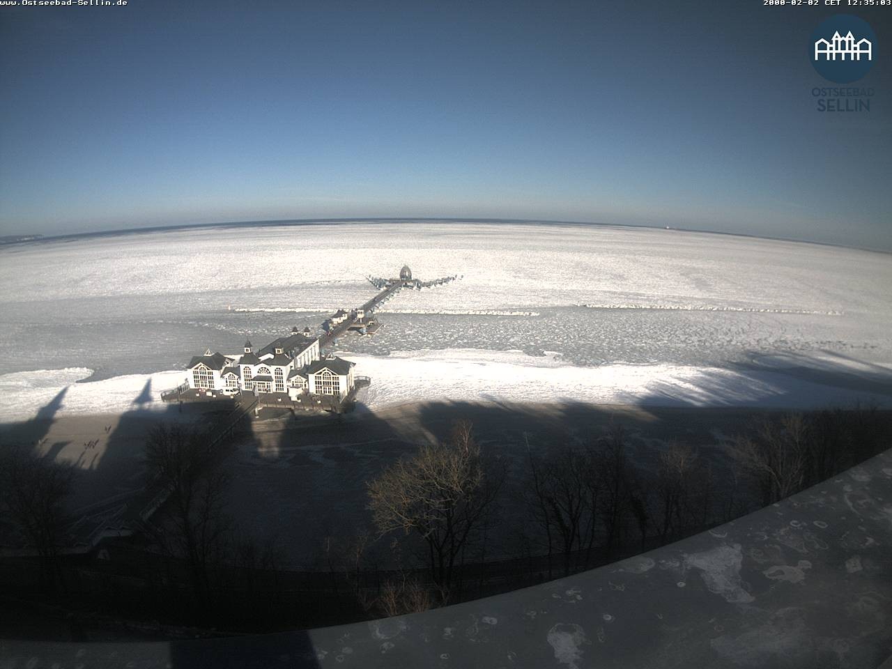 Archiv Foto Webcam Ostseebad Sellin: Seebrücke