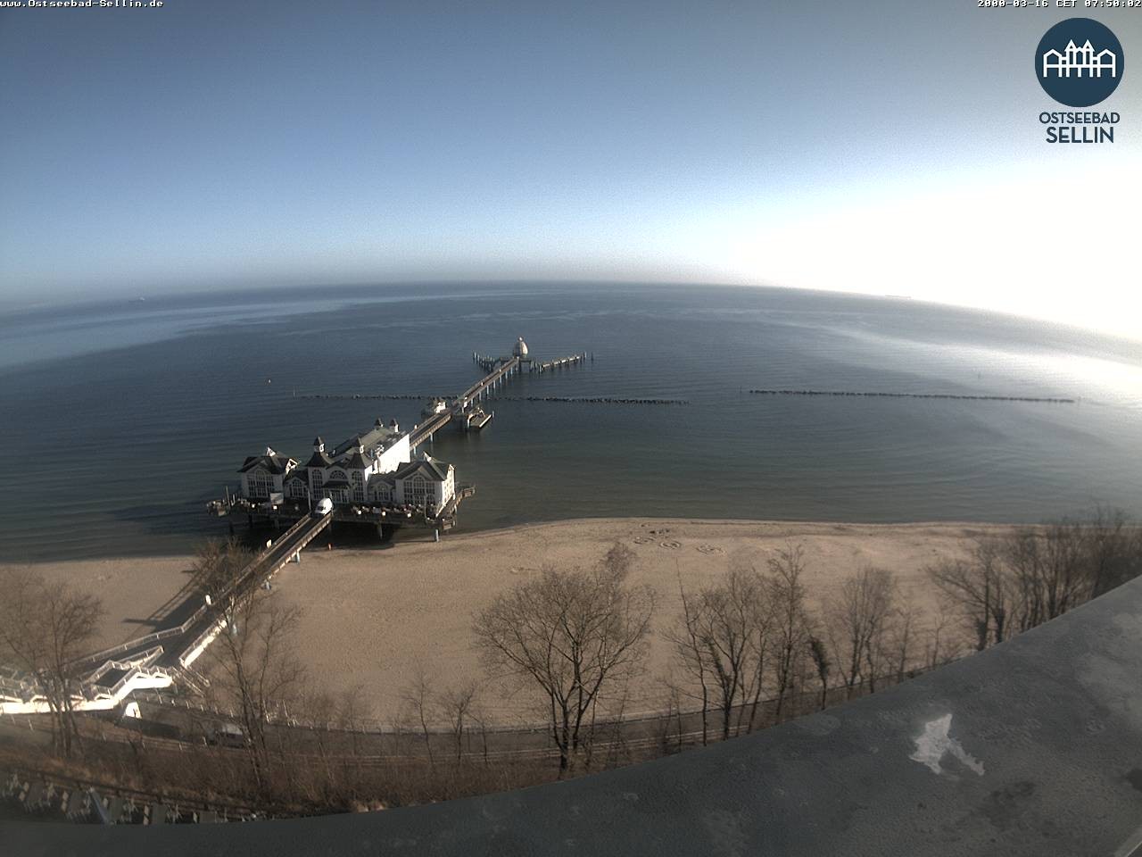 Archiv Foto Webcam Ostseebad Sellin: Seebrücke