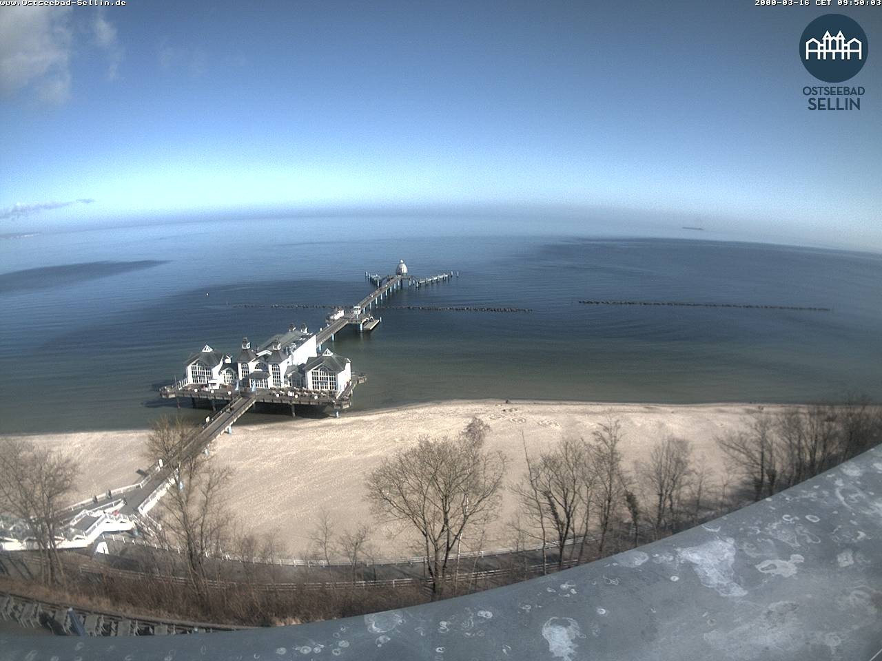 Archiv Foto Webcam Ostseebad Sellin: Seebrücke