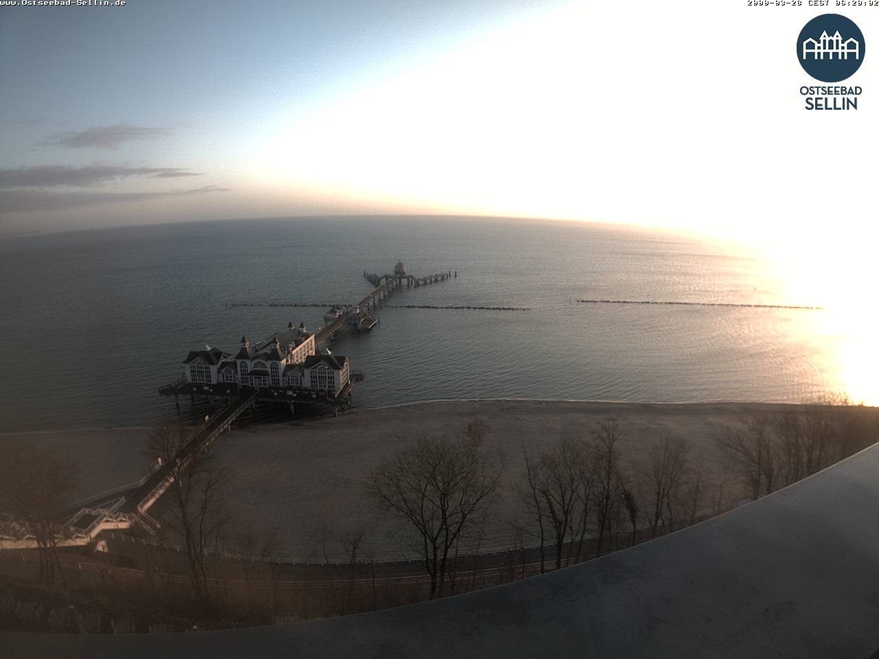 Archiv Foto Webcam Ostseebad Sellin: Seebrücke