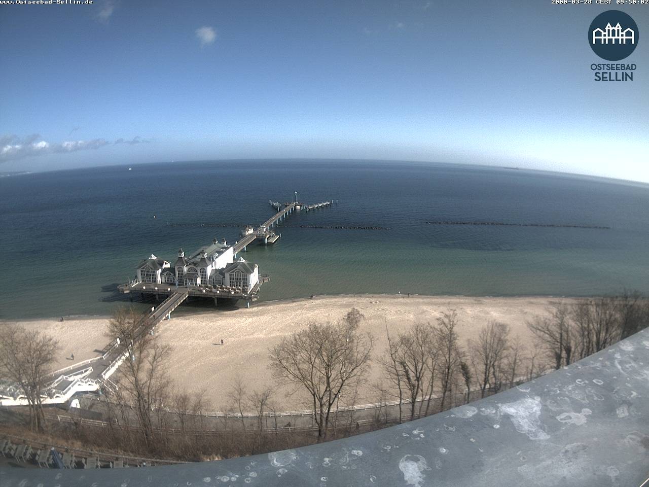 Archiv Foto Webcam Ostseebad Sellin: Seebrücke
