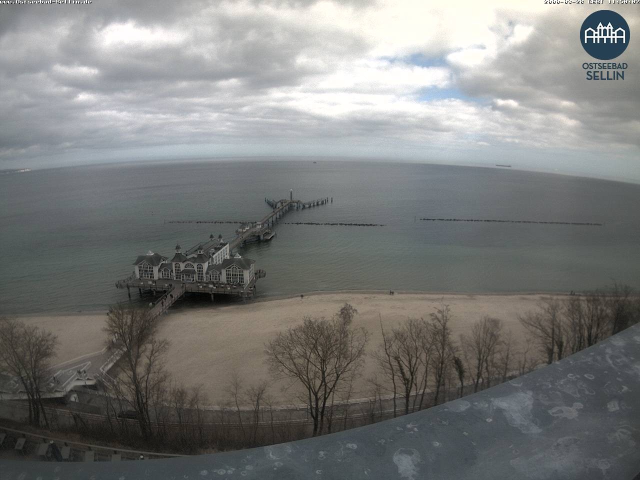 Archiv Foto Webcam Ostseebad Sellin: Seebrücke