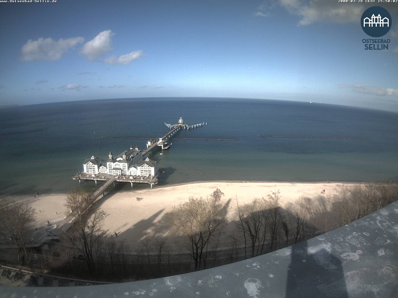 Archiv Foto Webcam Ostseebad Sellin: Seebrücke