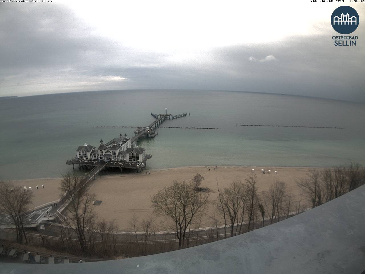 Archiv Foto Webcam Ostseebad Sellin: Seebrücke