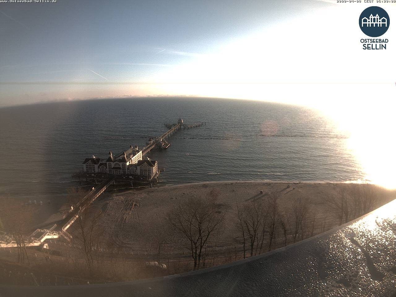 Archiv Foto Webcam Ostseebad Sellin: Seebrücke