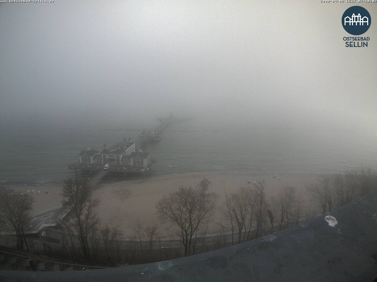 Archiv Foto Webcam Ostseebad Sellin: Seebrücke