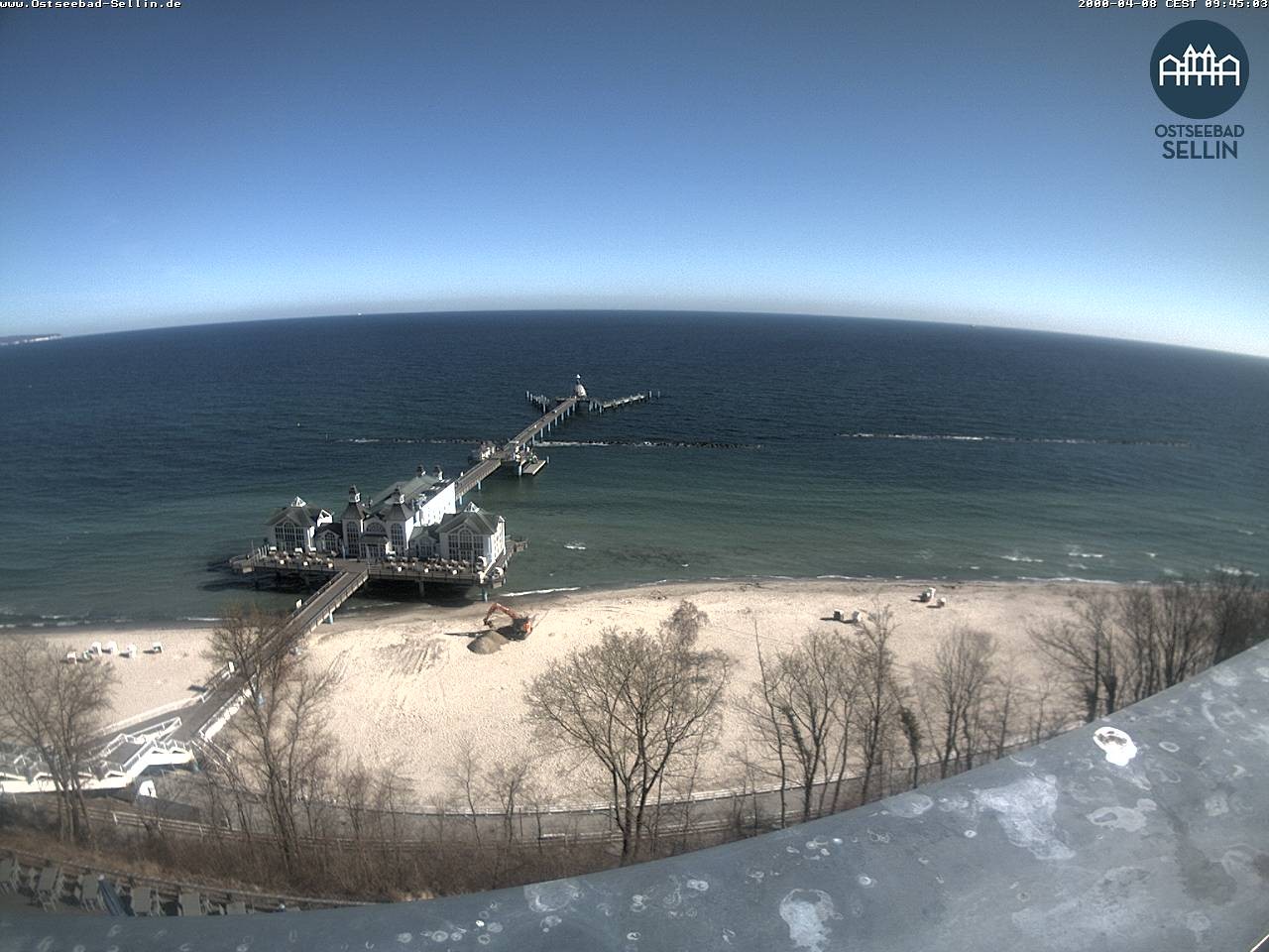 Archiv Foto Webcam Ostseebad Sellin: Seebrücke