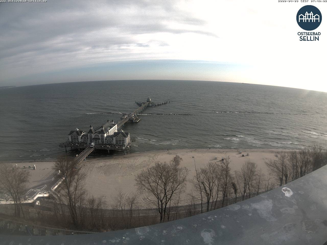 Archiv Foto Webcam Ostseebad Sellin: Seebrücke