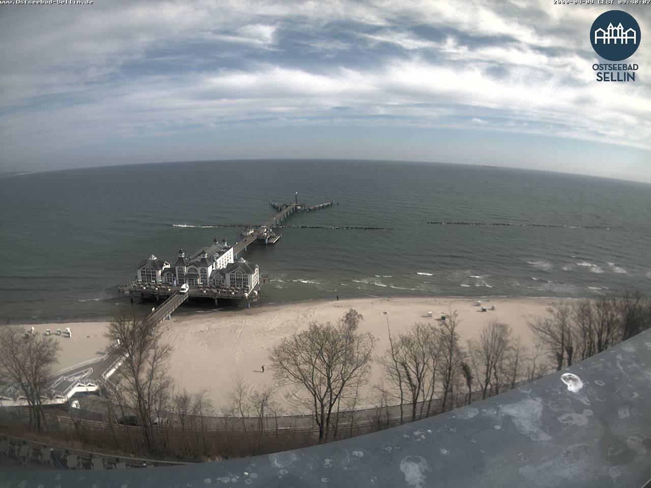 Archiv Foto Webcam Ostseebad Sellin: Seebrücke