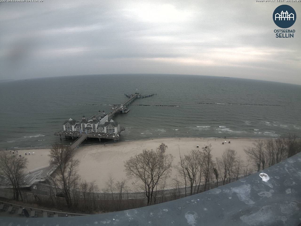 Archiv Foto Webcam Ostseebad Sellin: Seebrücke