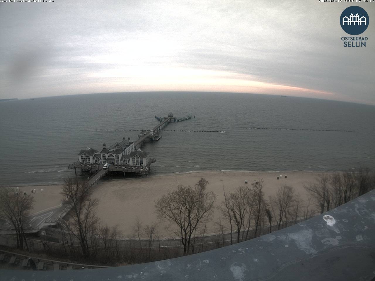 Archiv Foto Webcam Ostseebad Sellin: Seebrücke