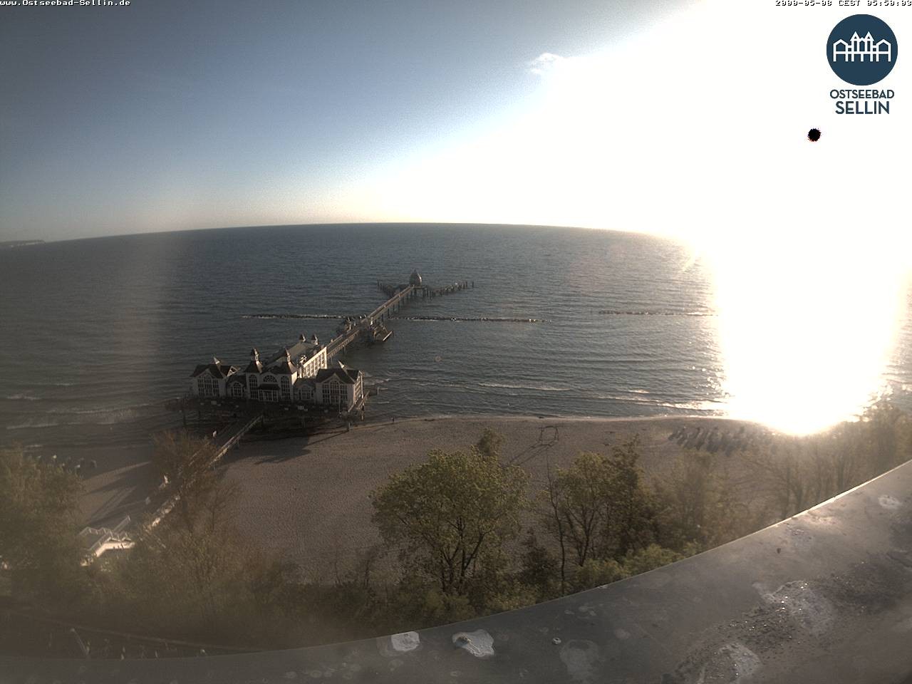 Archiv Foto Webcam Ostseebad Sellin: Seebrücke