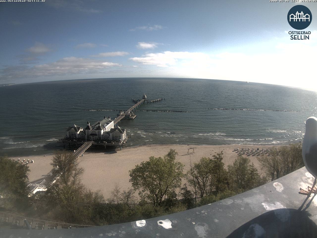 Archiv Foto Webcam Ostseebad Sellin: Seebrücke