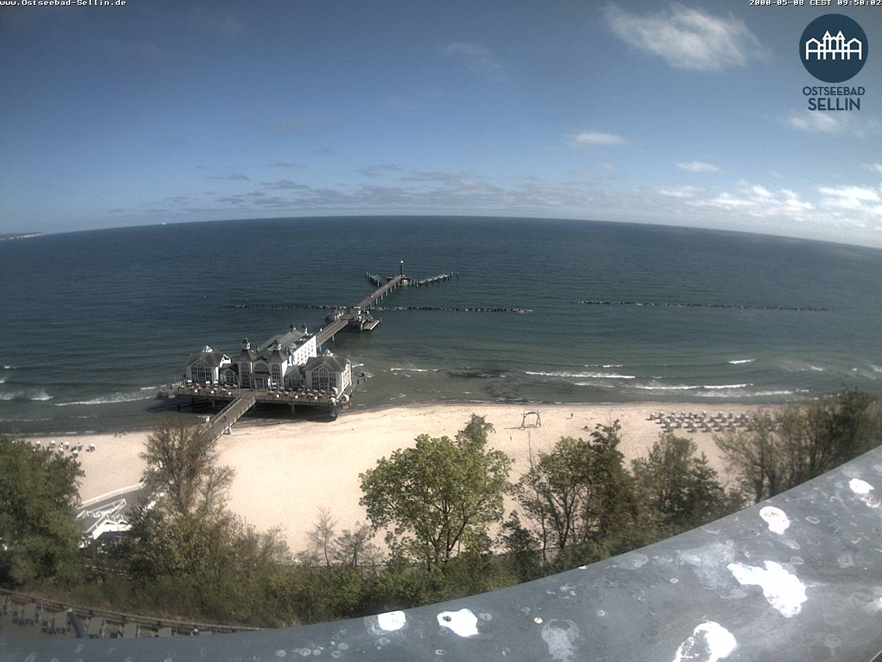 Archiv Foto Webcam Ostseebad Sellin: Seebrücke