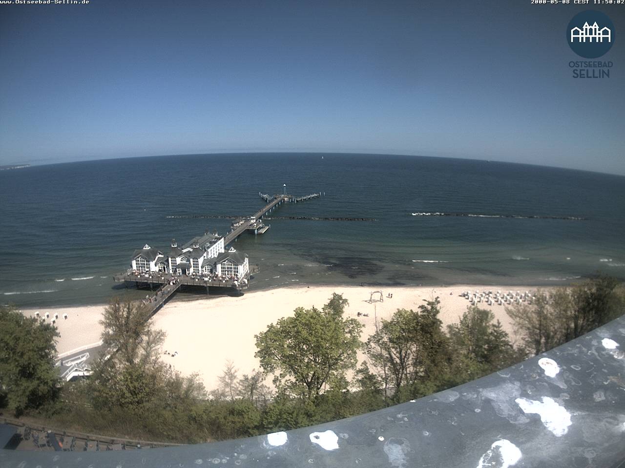 Archiv Foto Webcam Ostseebad Sellin: Seebrücke