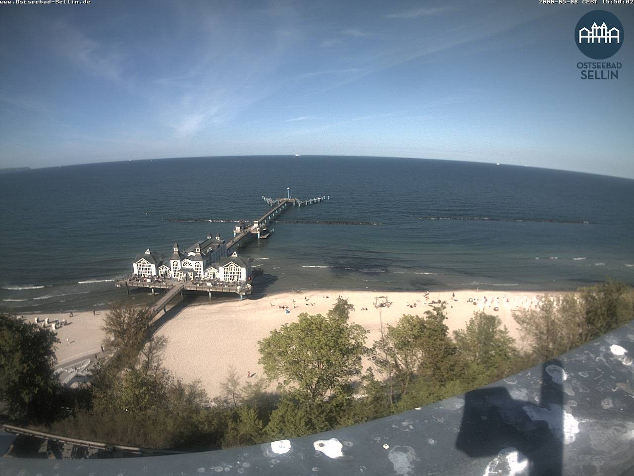 Archiv Foto Webcam Ostseebad Sellin: Seebrücke