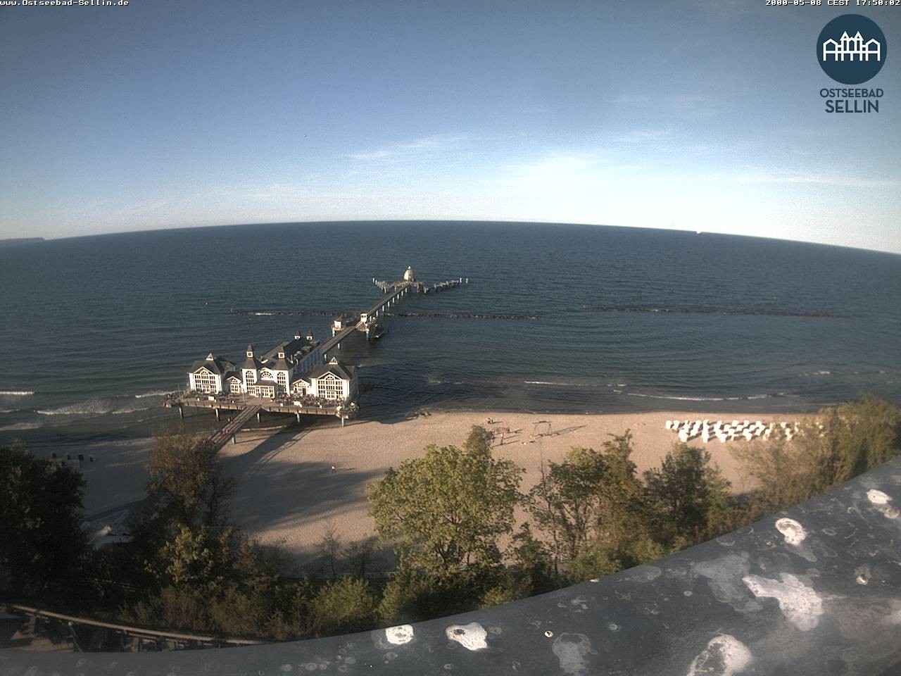 Archiv Foto Webcam Ostseebad Sellin: Seebrücke