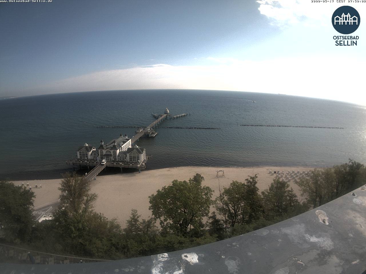 Archiv Foto Webcam Ostseebad Sellin: Seebrücke