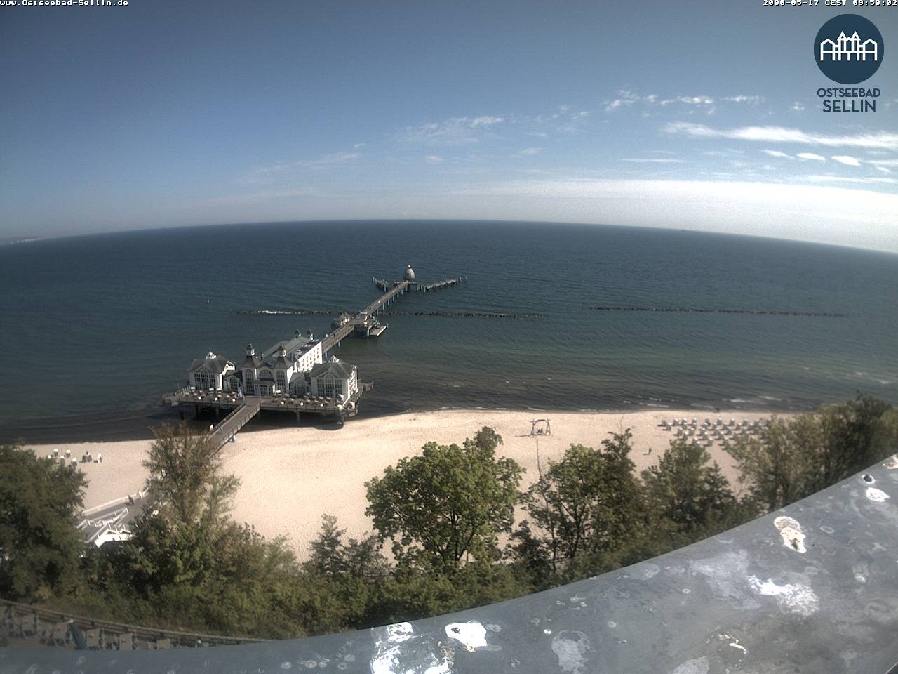 Archiv Foto Webcam Ostseebad Sellin: Seebrücke