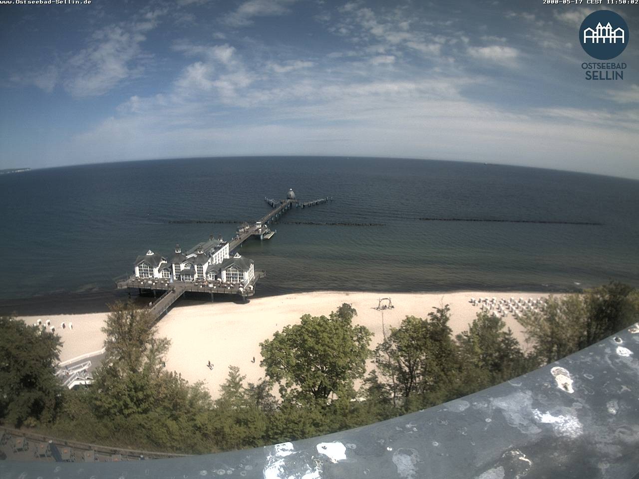 Archiv Foto Webcam Ostseebad Sellin: Seebrücke