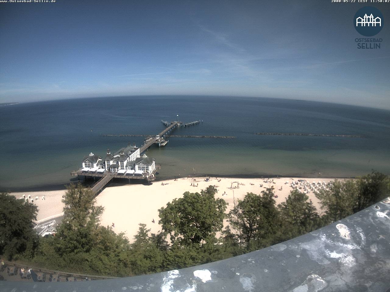Archiv Foto Webcam Ostseebad Sellin: Seebrücke