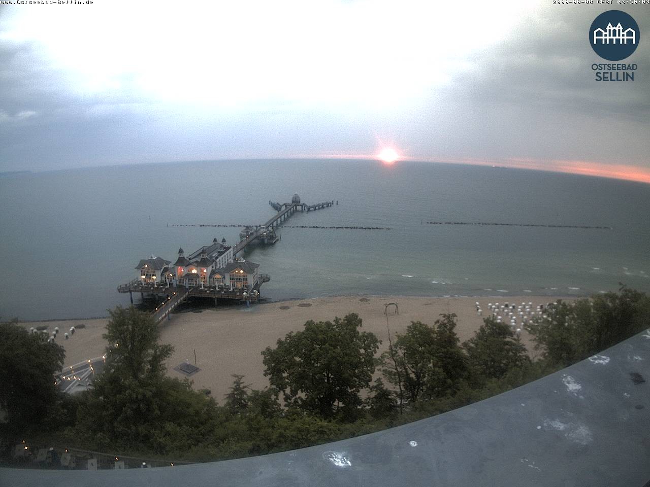 Archiv Foto Webcam Ostseebad Sellin: Seebrücke