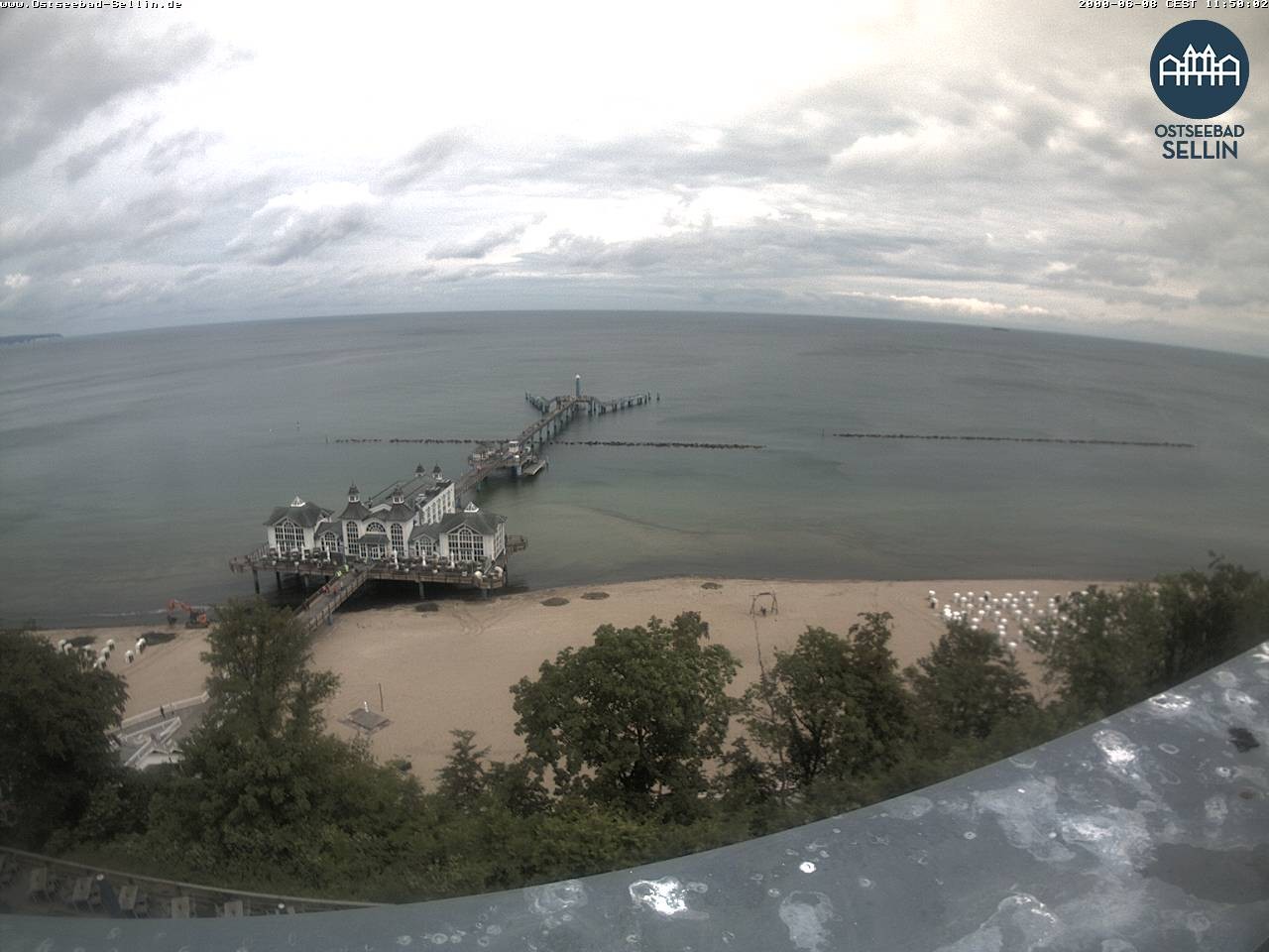 Archiv Foto Webcam Ostseebad Sellin: Seebrücke