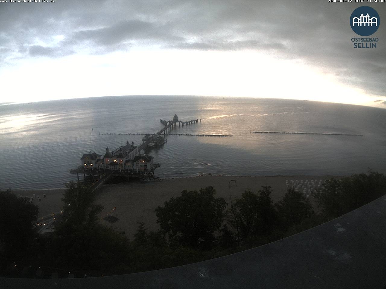 Archiv Foto Webcam Ostseebad Sellin: Seebrücke