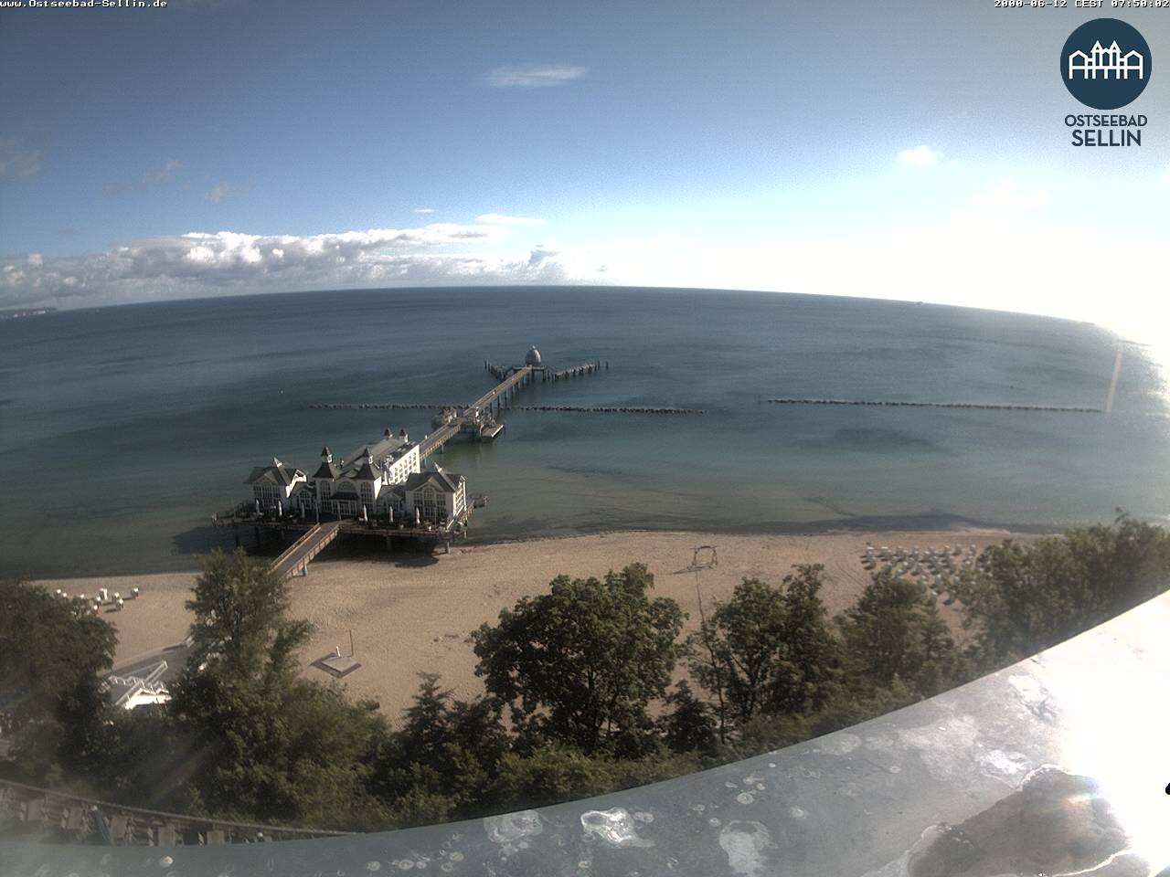 Archiv Foto Webcam Ostseebad Sellin: Seebrücke