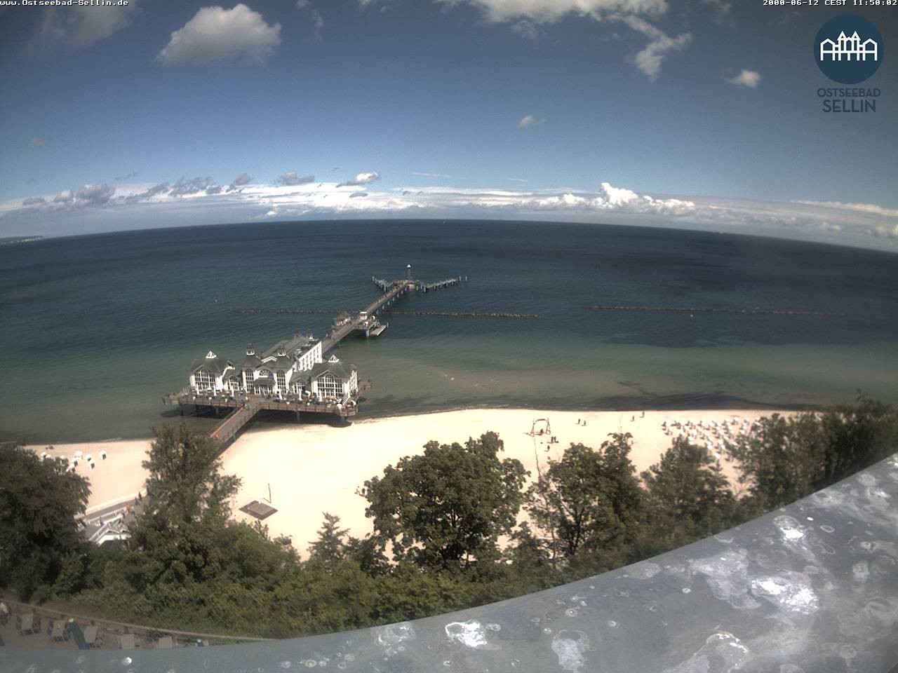 Archiv Foto Webcam Ostseebad Sellin: Seebrücke