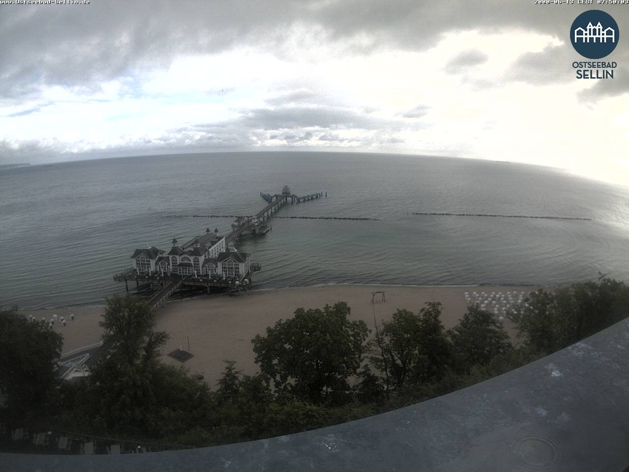 Archiv Foto Webcam Ostseebad Sellin: Seebrücke