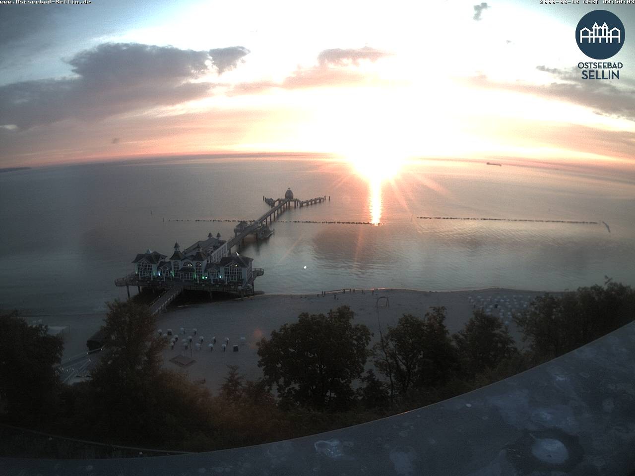 Archiv Foto Webcam Ostseebad Sellin: Seebrücke