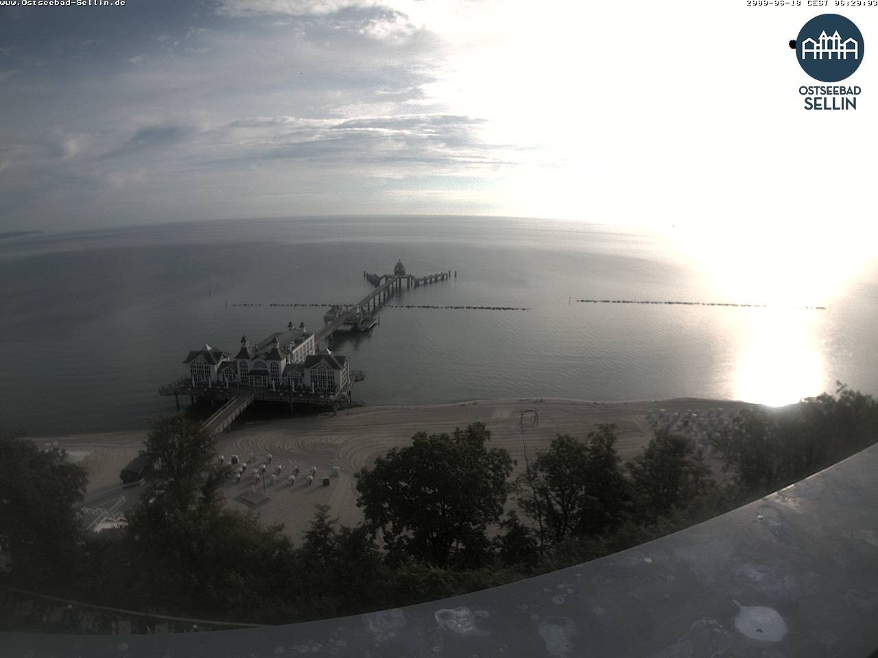 Archiv Foto Webcam Ostseebad Sellin: Seebrücke