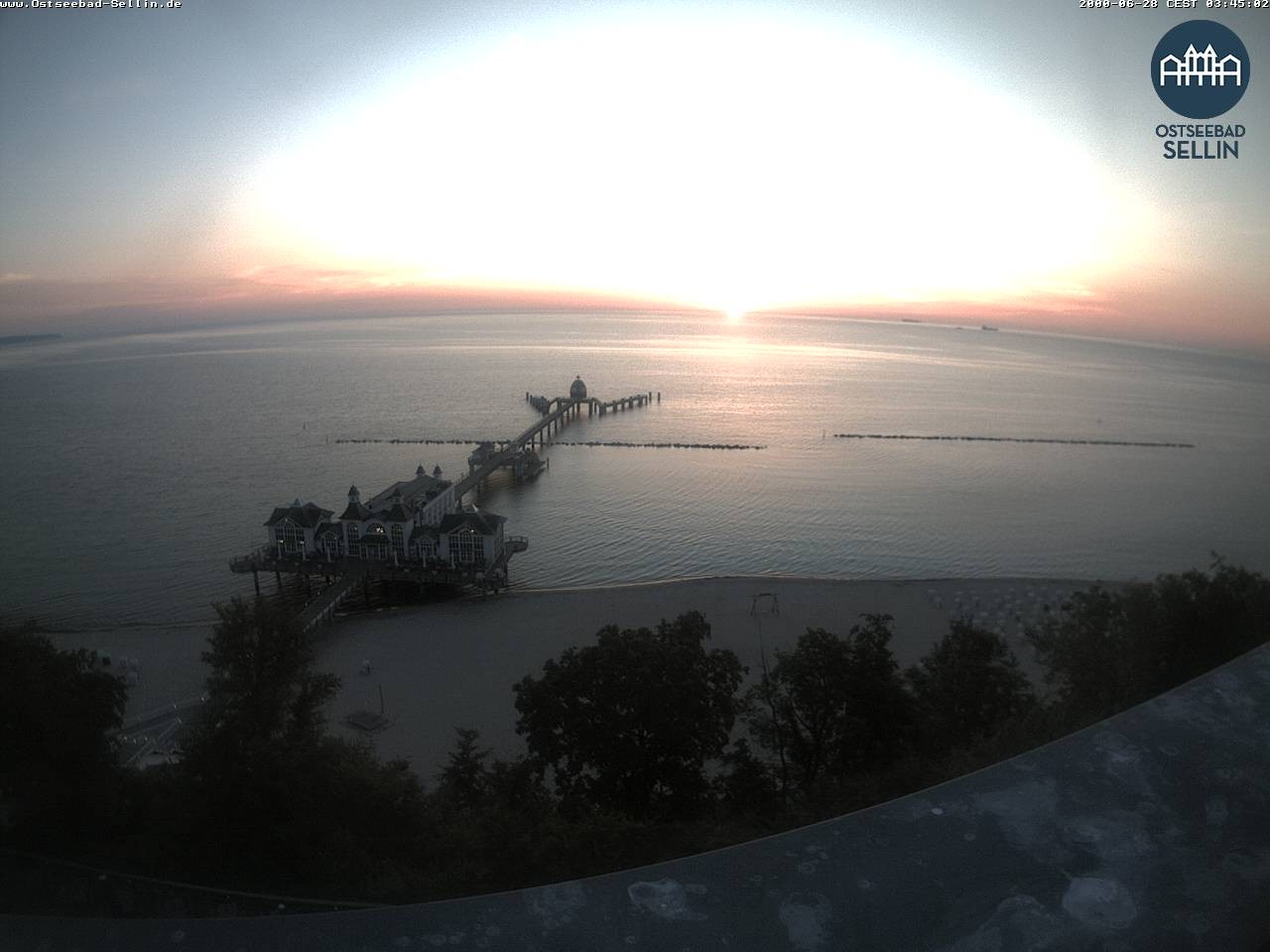 Archiv Foto Webcam Ostseebad Sellin: Seebrücke